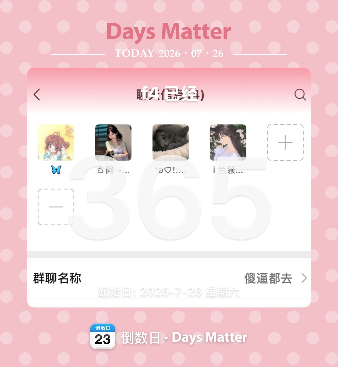 一年前，这四个女孩稀里糊涂的玩在一起了。 
