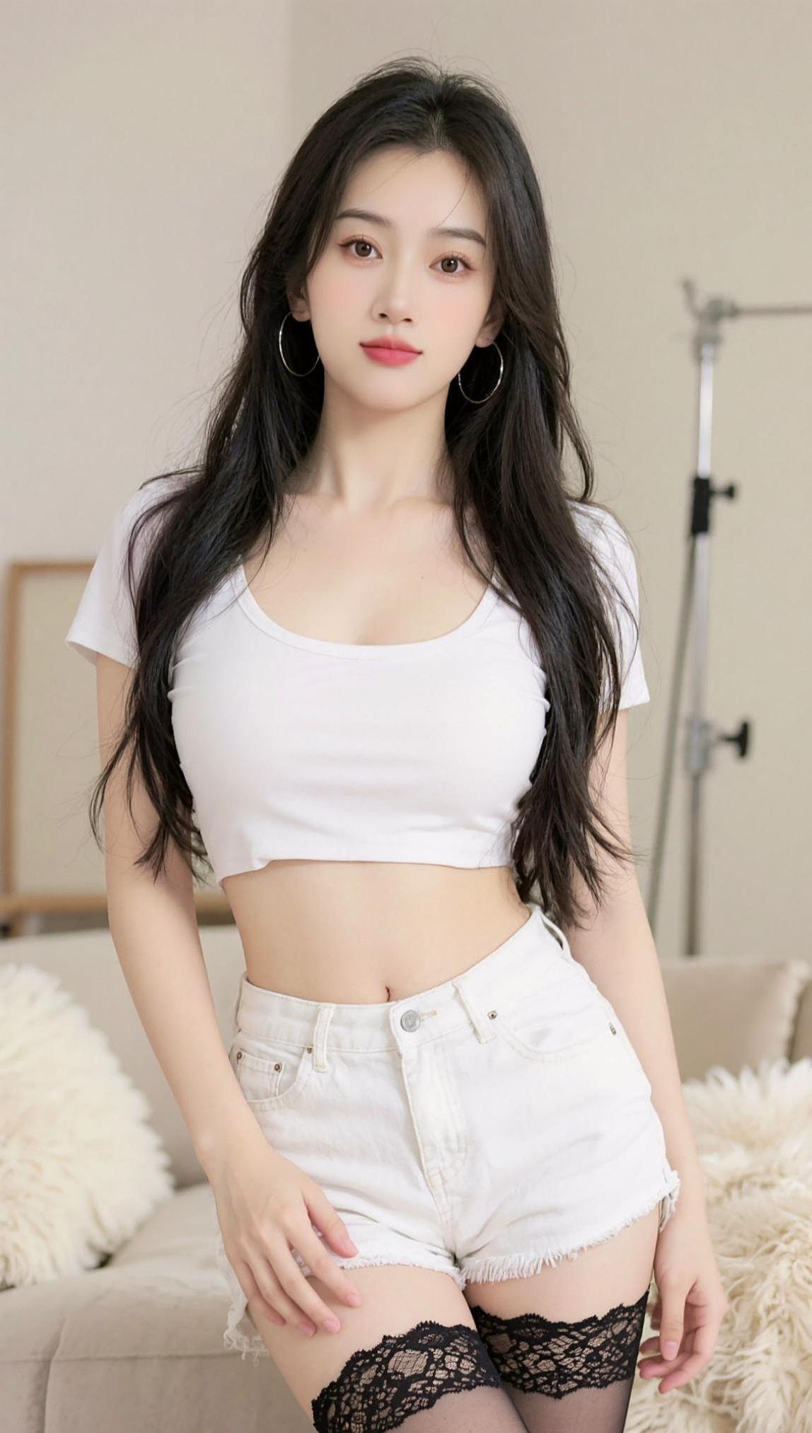 AI居家白系写真  抖音ai创作