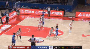 四川女篮8分钟防得大庆女篮“0分”
北京时间2月23日，WCBA第31轮，四川女