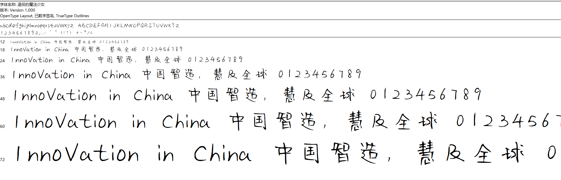 填扎塔娜刊，字体名字正好叫“退役的魔法少女”，好搞笑扎塔娜美漫汉化 ​​​