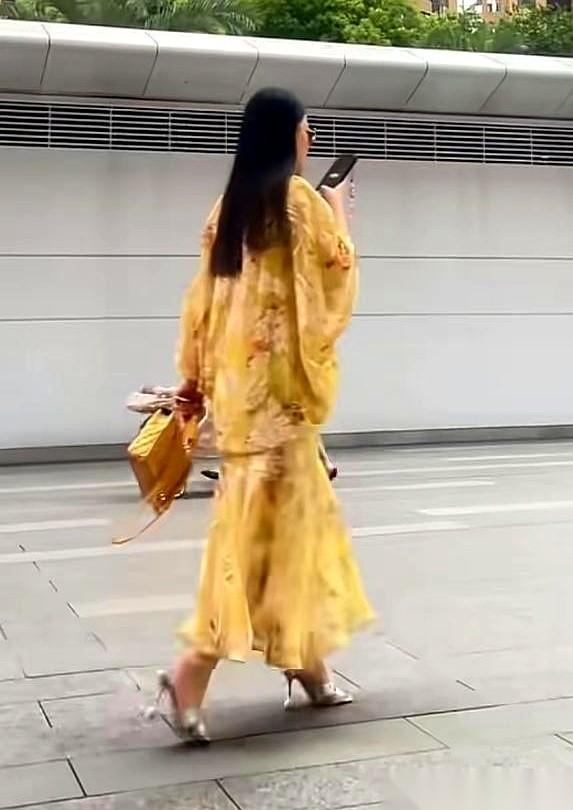 要不是那张脸没变，谁敢信这是李湘？
脑子里那个珠圆玉润的影子，被眼前这一幕，“啪