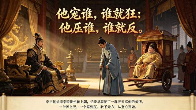 李世民最后悔的决定是什么？不是玄武门，而是教子无方