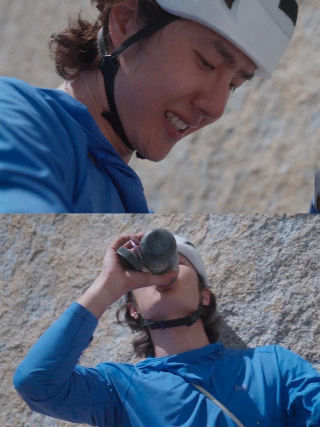 真的会反反复复爱上王一博从冰面到岩壁，王一博的探索路线总是又野又真 