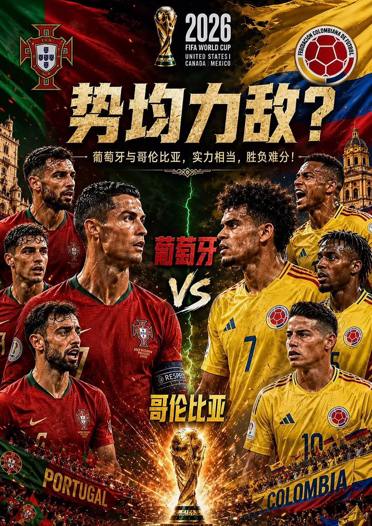 周六069：世界杯   哥伦比亚VS葡萄牙2026.06.28     07：3