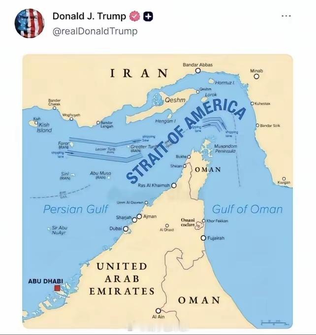 支持特朗普美国海峡也不是不行。 
