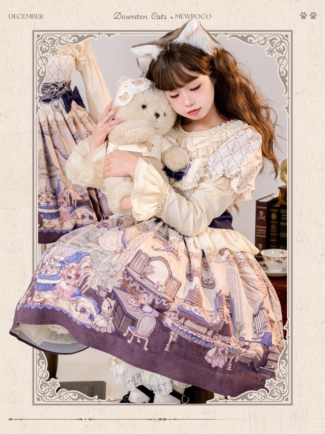 这也太可爱！#猫芮可[超话]##lolita##lolita上新##唐顿咪咪# 