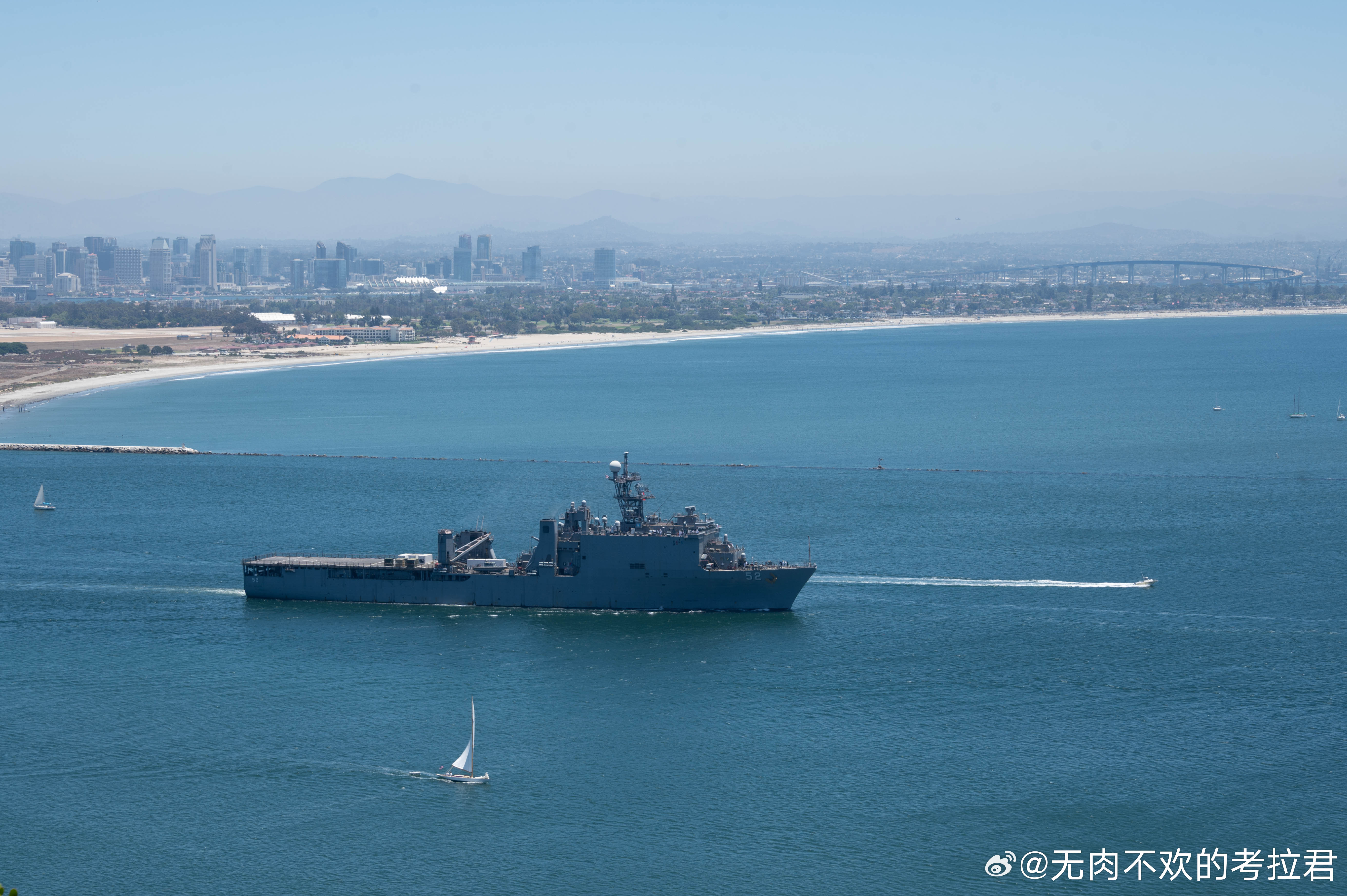 2025年6月30日，USS Pearl Harbor (LSD 52)离开圣迭