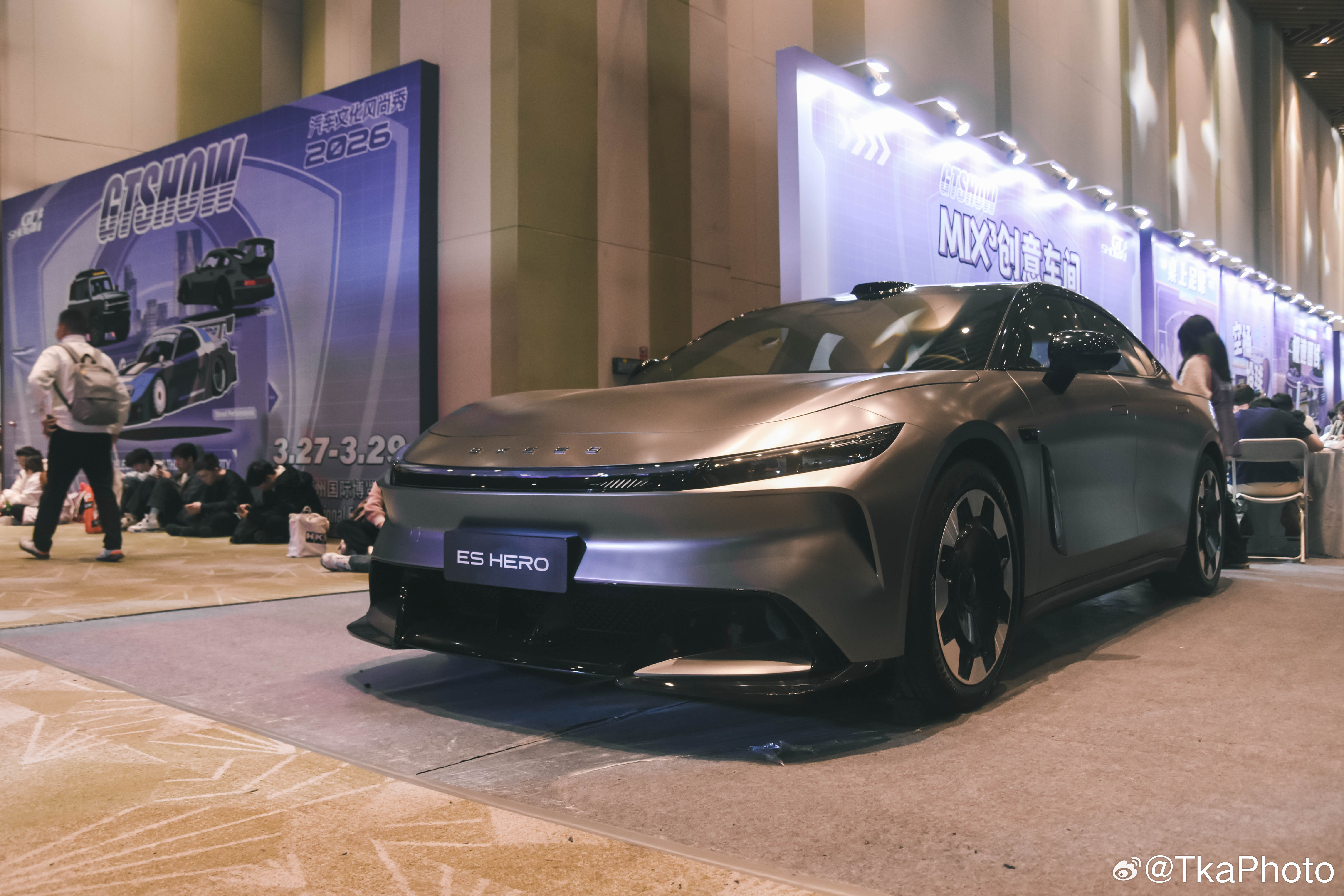 星纪元ES 在GTSHOW看见自己做的项目 实在是意料之外了我个人是感觉这个版本