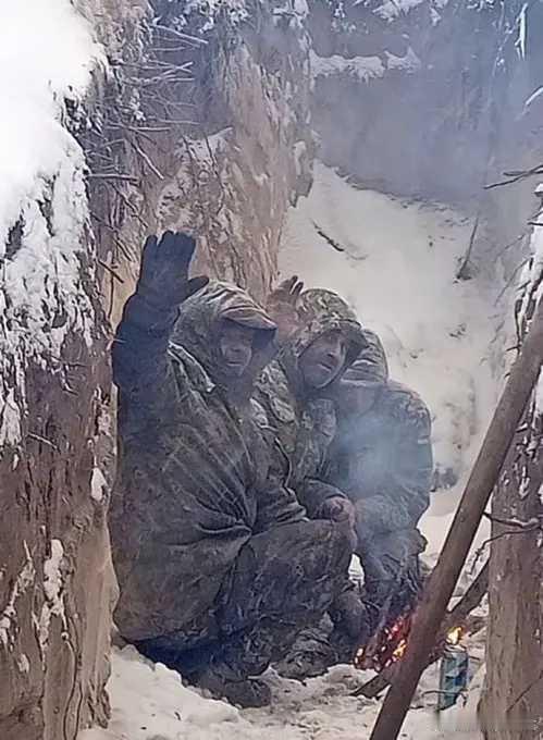 圣诞快乐 乌克兰士兵的圣诞节 