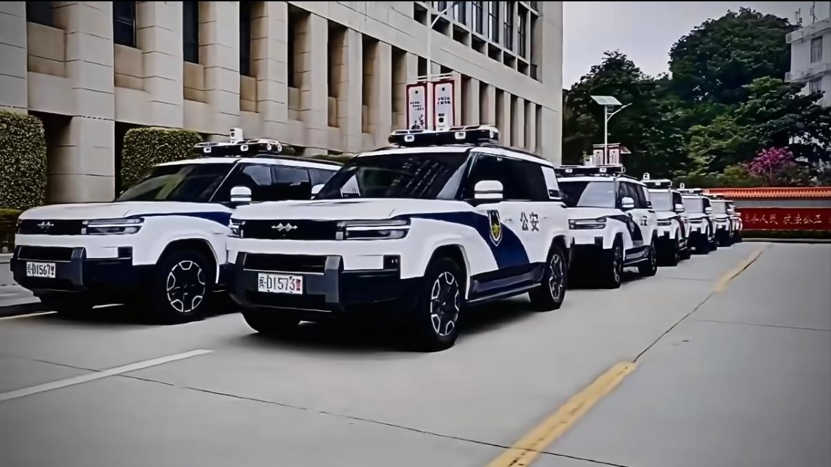 方程豹卖给了警察，这事儿有意思了。

我发现一个挺显眼的变化，就是路上巡逻的绿牌