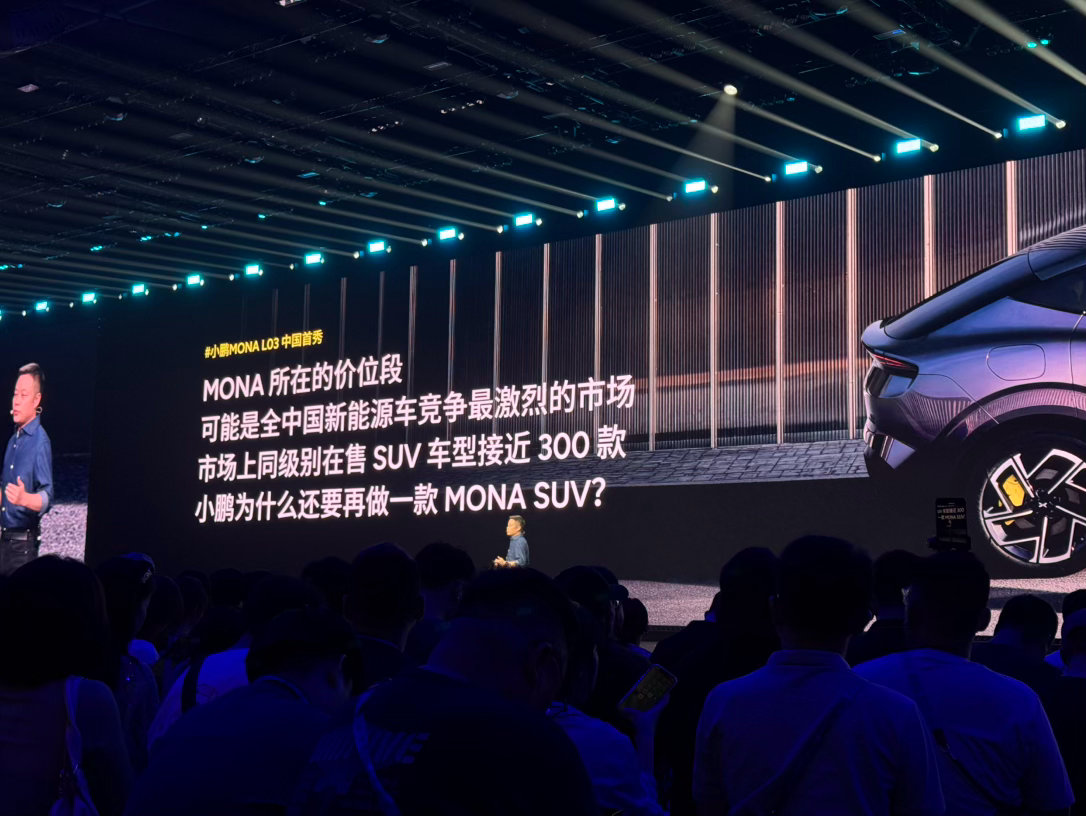 小鹏 L03 竞争压力有多大？同级在售 SUV 车接近 300 款，何小鹏说这可