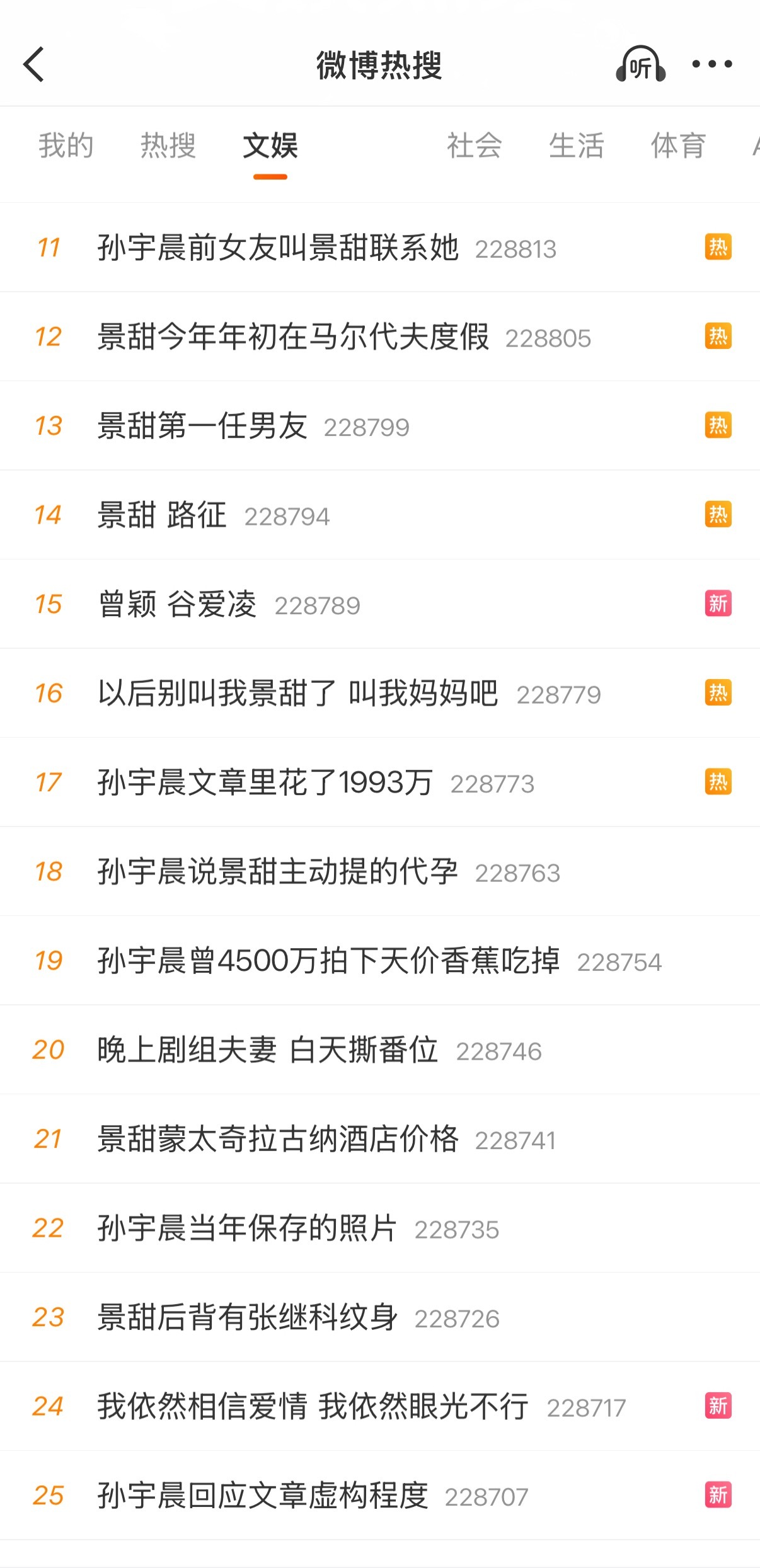 热搜都被 景甜 和 孙宇晨 霸榜了孙宇晨一篇小作文成为2026年最佳营销案例他这