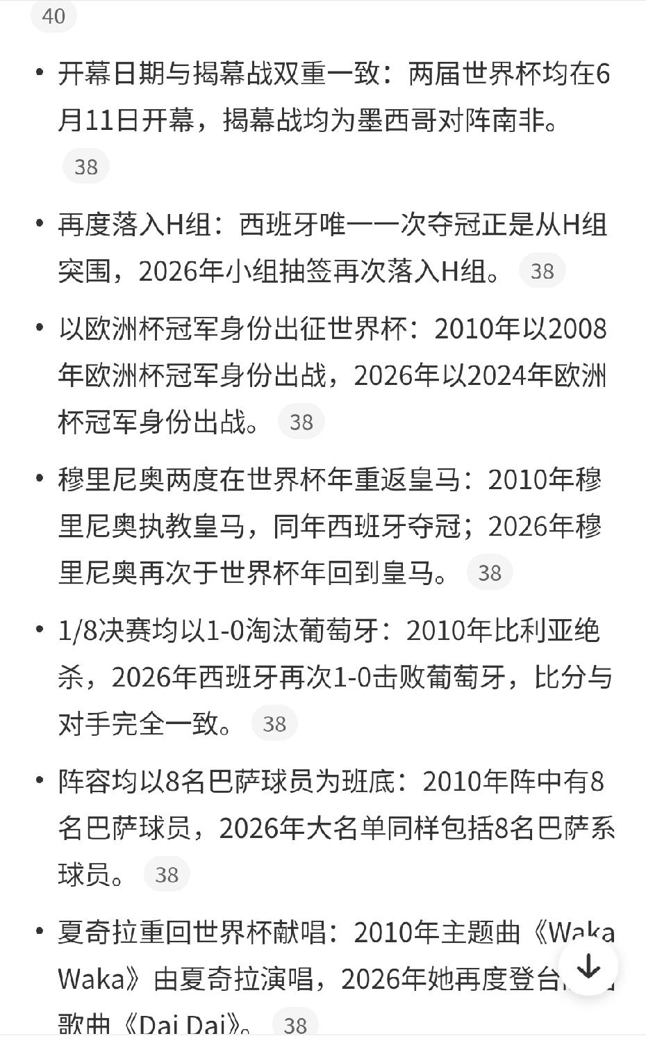 西班牙夺冠玄学真的不信不行！
2010年西班牙国脚卡普德维拉在社交媒体揭秘，他在