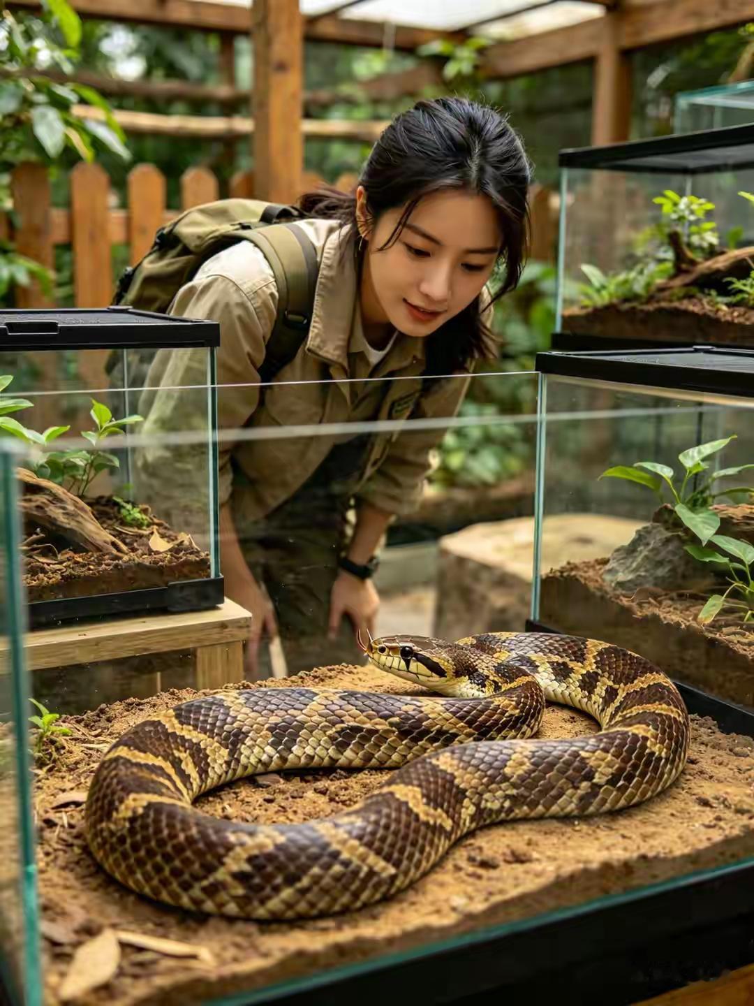 女子回村养五步蛇，年入百万！白领到蛇场老板，她靠“毒’’致富
在很多人谈蛇色变时