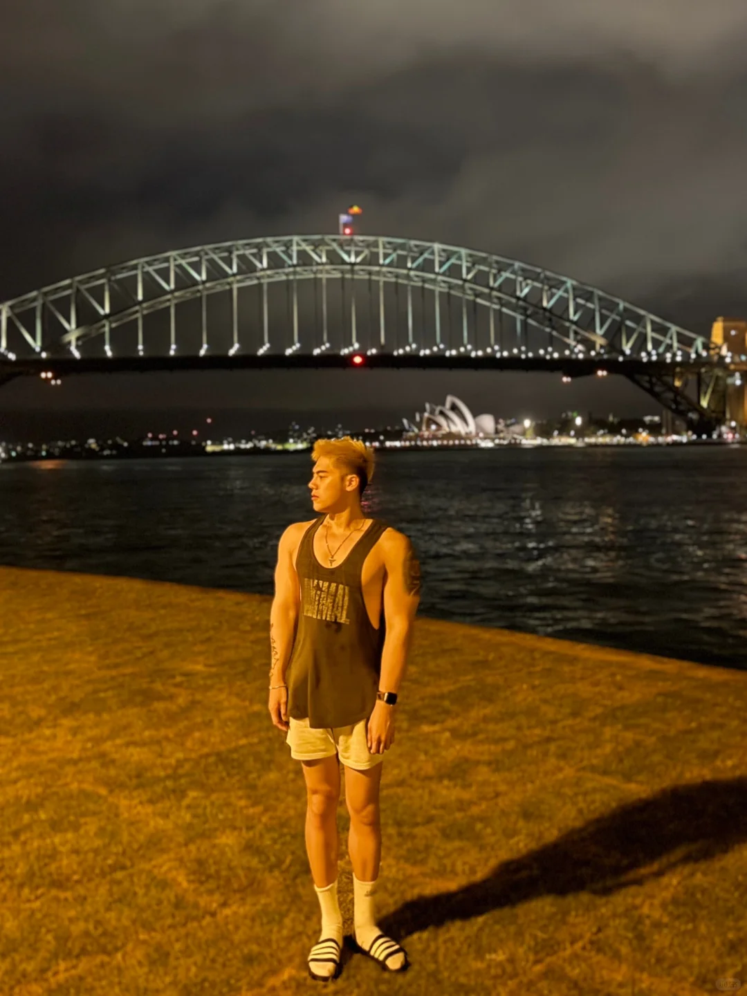 台湾白袜1️⃣在夜晚悉尼歌剧院🇦🇺