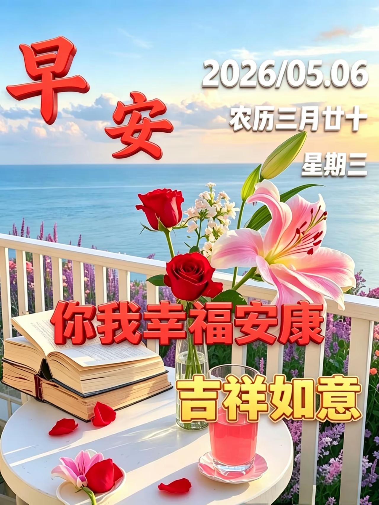 清晨问好，美好启航！新的一天心怀温柔，向阳而行。真心感谢每一位粉丝与友友，一路陪