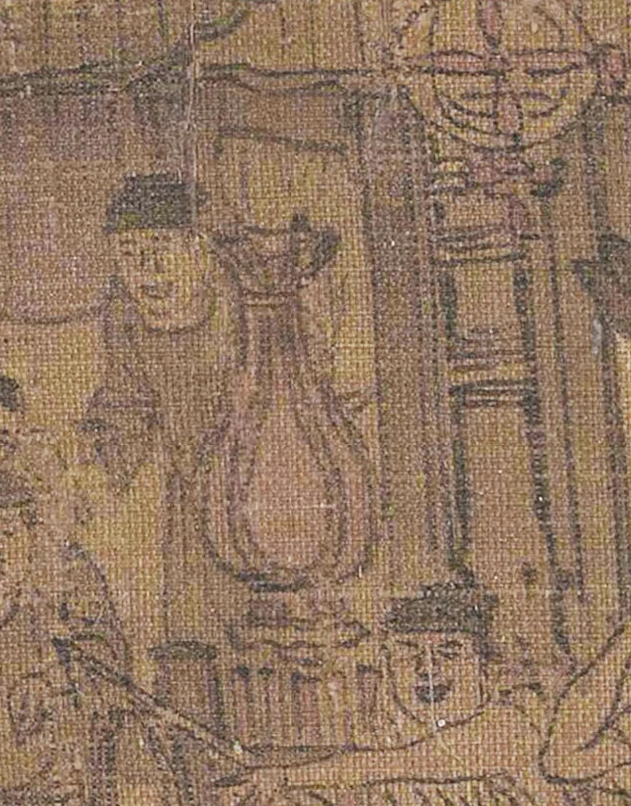 有人认为张择端《清明上河图》中孙羊正店门前廊下的四盏红色栀子灯是提供色情俗服务的