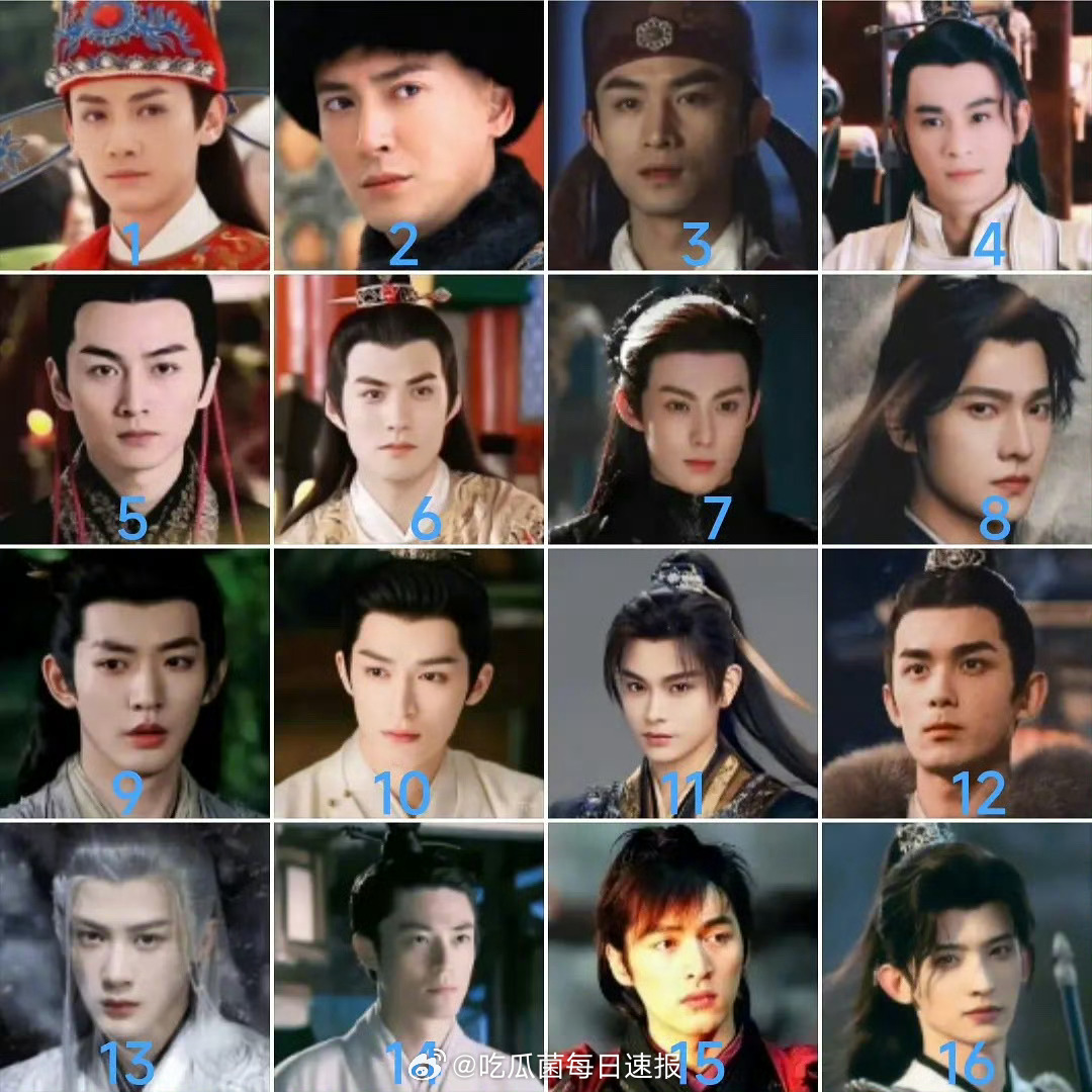 以下哪位男星真正算得上“剑眉星目”，有些人是怎么混进去的…… 