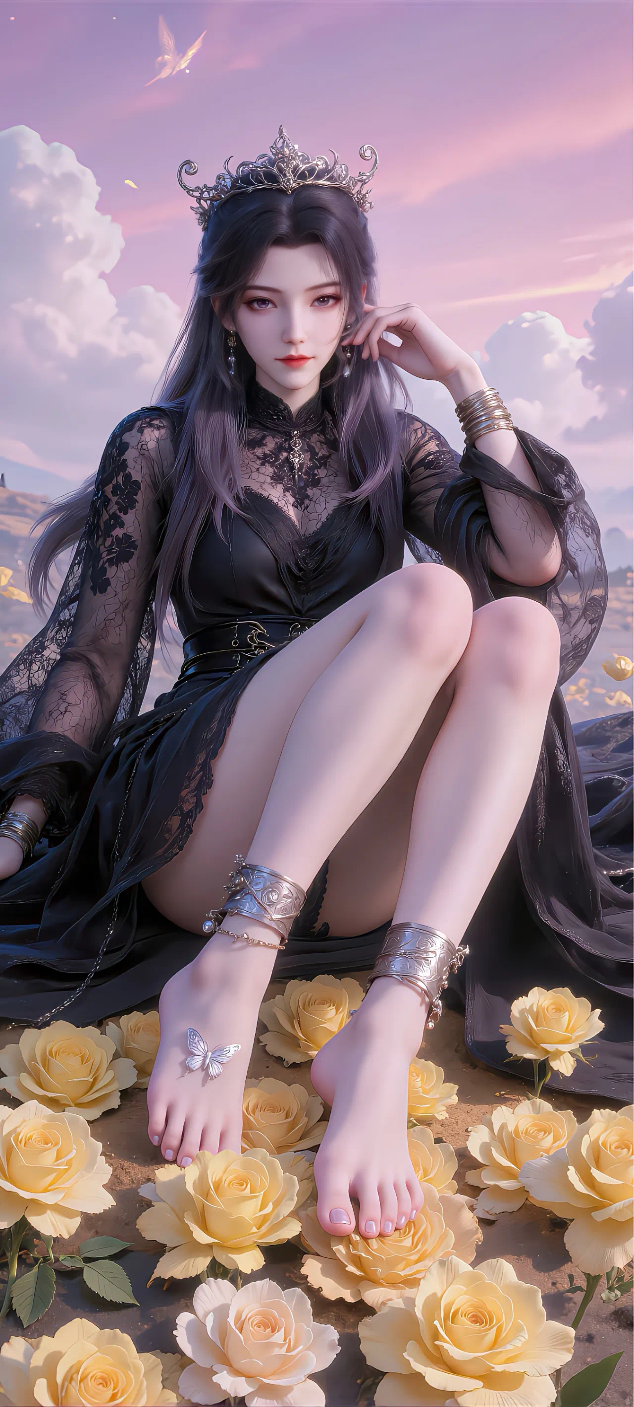 师兄啊师兄  云霄仙子【精美壁纸】黑色纱裙，太美了！国产动漫 ​​​