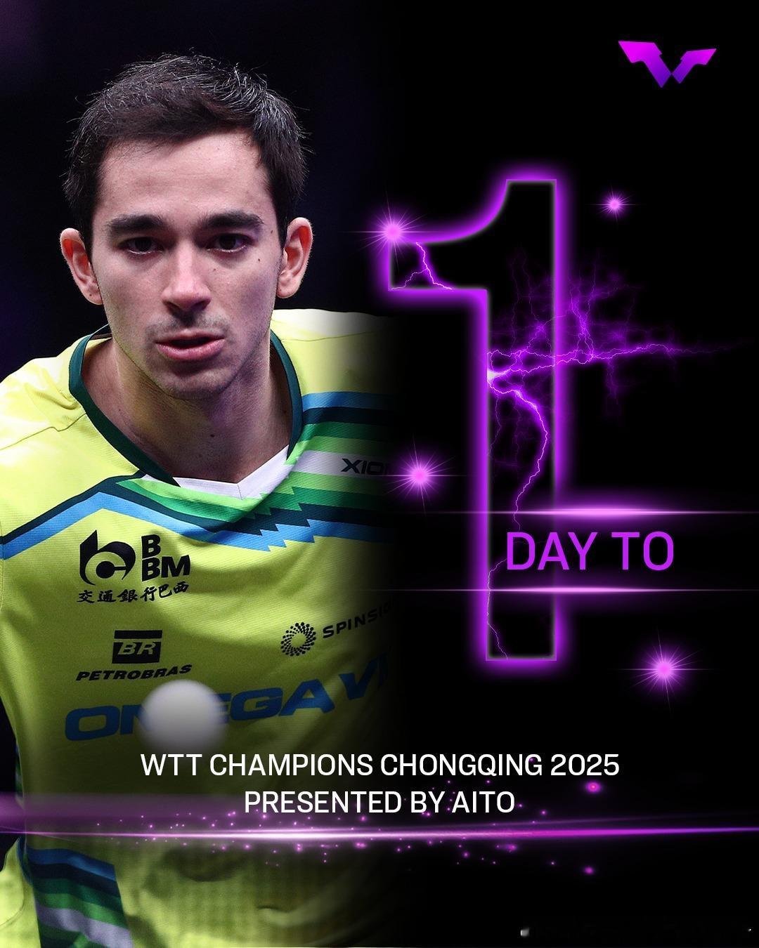 2025WTT重庆冠军赛倒计时1️⃣天卡尔德拉诺🇧🇷 ​​​
