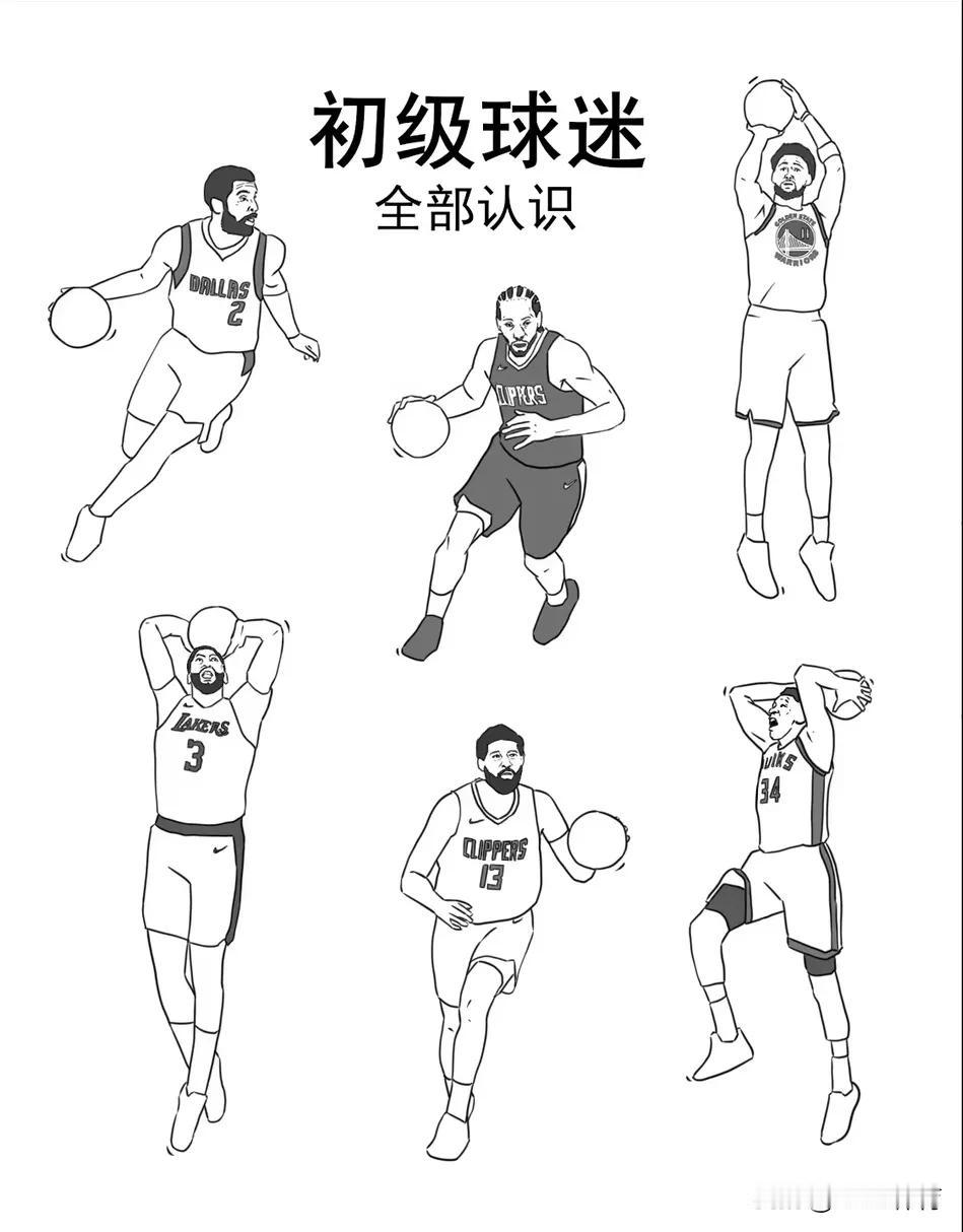 NBA球迷等级。你属于哪一级？