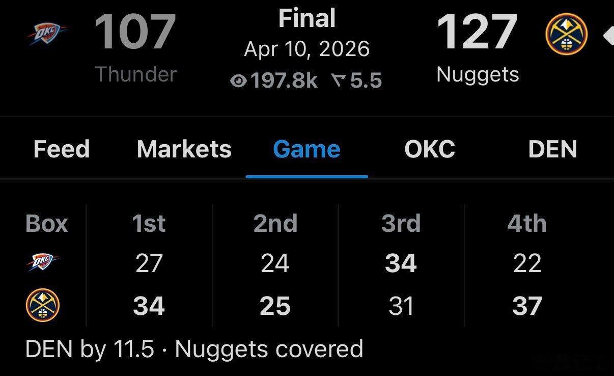 掘金赢了，湖人半场领先9分休斯顿火箭