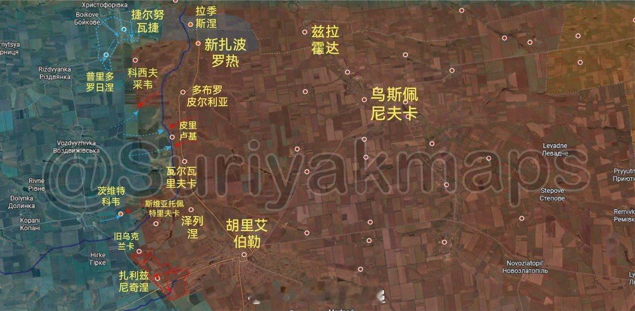 Suriyak更新2月7-10日俄乌战报（供参考）：

1.扎波罗热州前线：
（
