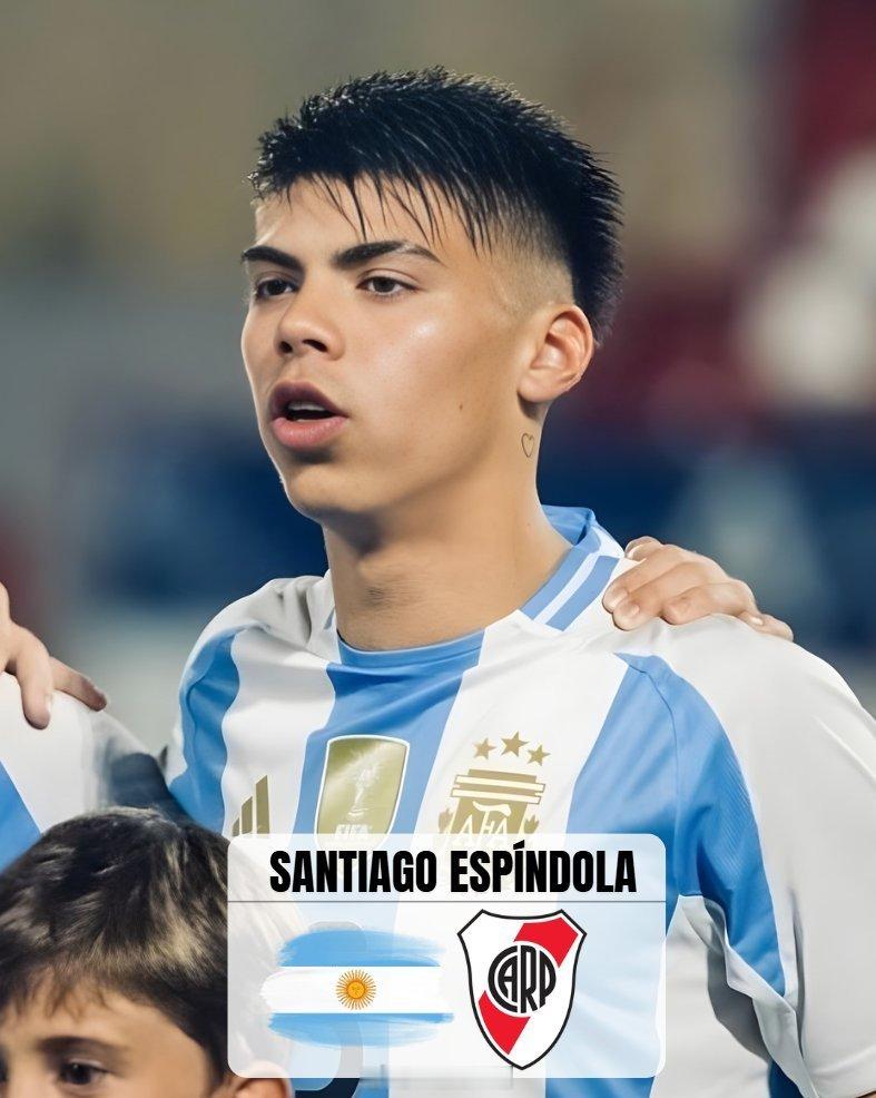 河床 圣地亚哥·埃斯平多拉（17岁）河床队中场新星💎阿根廷人特有的拼劲🔥活力