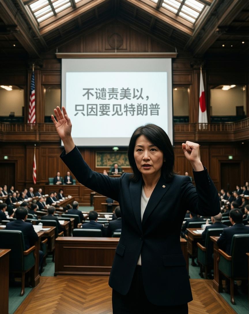 日本国会里，很少出现这样的场面。

3月17日，首相高市早苗在答辩席上被问到这样