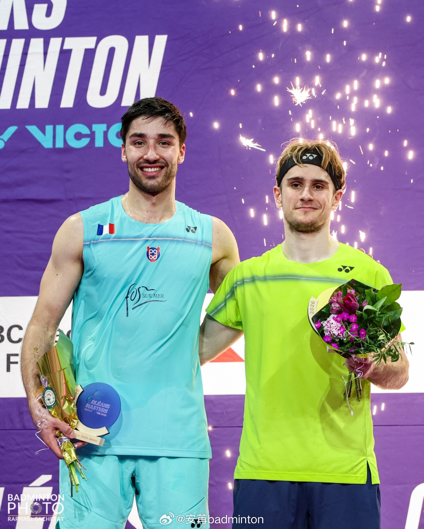 2026年奥尔良羽毛球大师赛最终赛果如下图国羽男双胡林组合首夺超级300冠军🏆