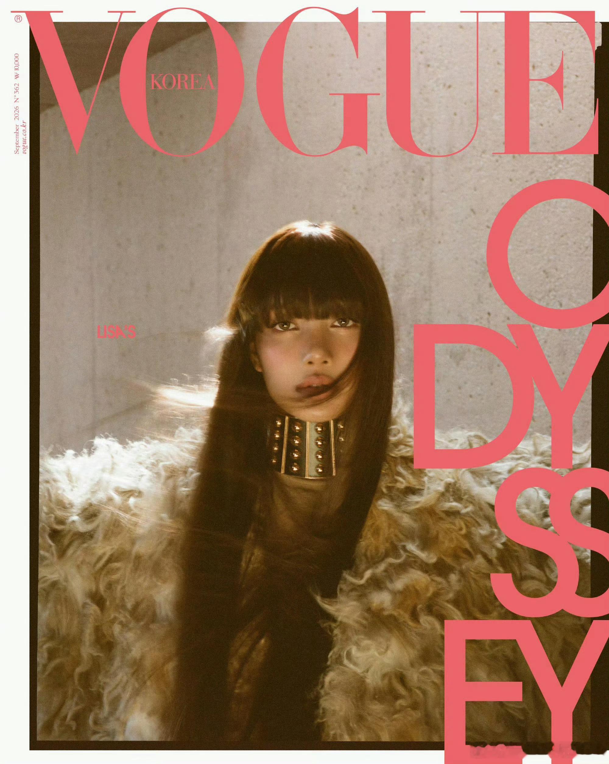 Lisa 登韩版 VOGUE 金九三封面 ~身穿LV 2026 秋冬系列🍃 