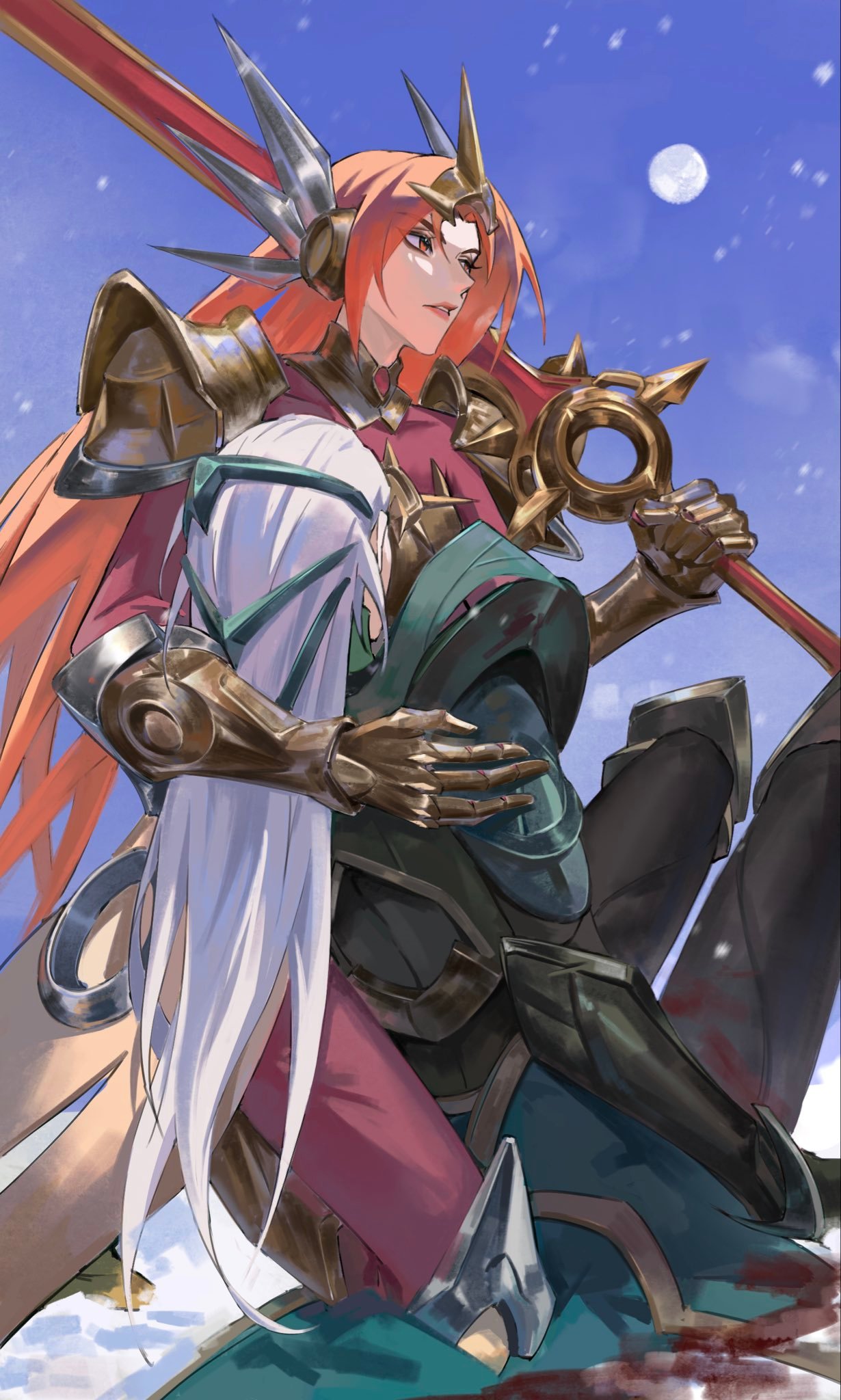 蕾欧娜&黛安娜（cr:SDeath0404）英雄联盟acg优创官