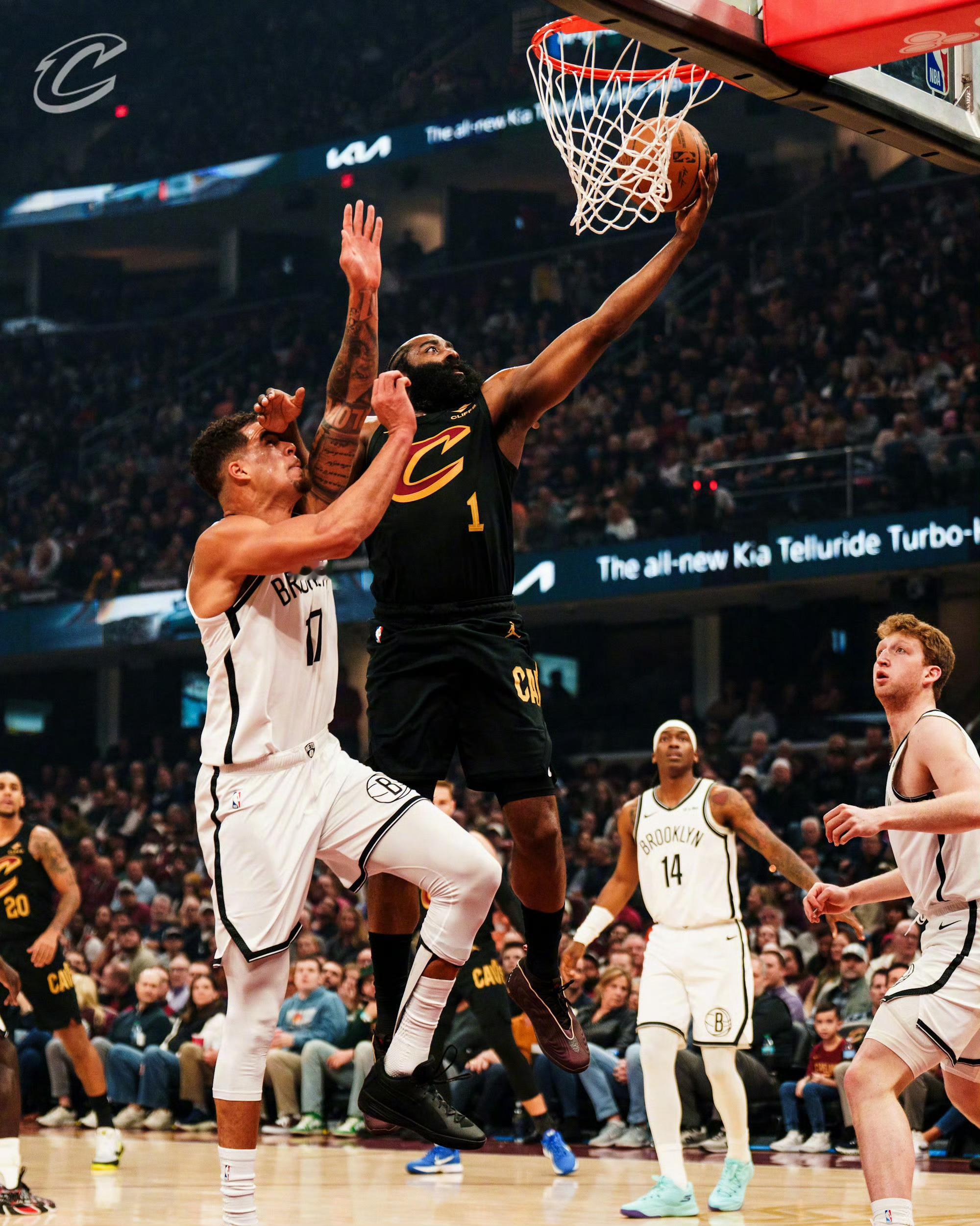 隔的就是你！！！🔥骑士6连胜骑士克利夫兰骑士骑士28分大胜篮网哈登三节打卡