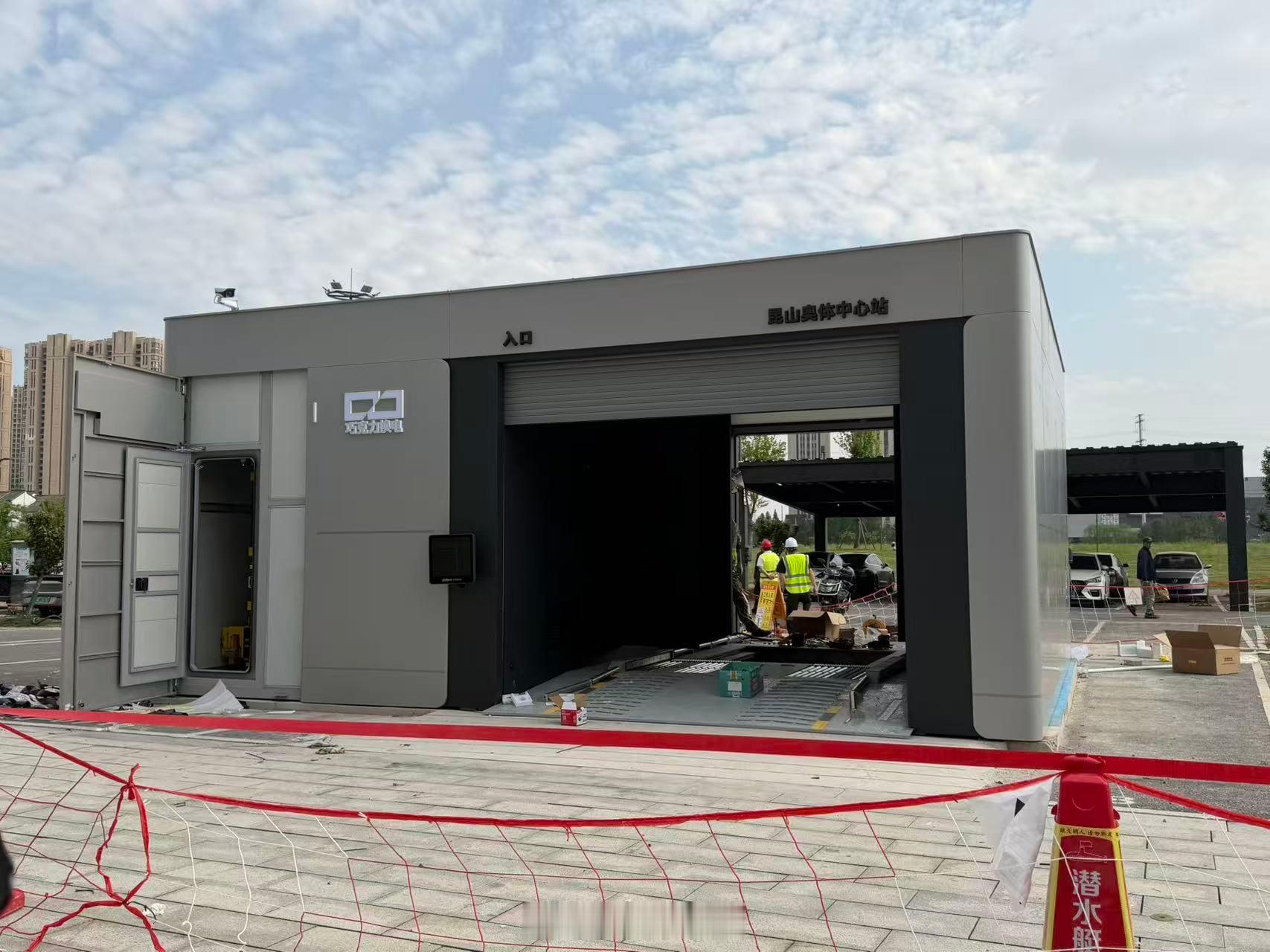 宁德时代开始铺巧克力换电站了，安亭附近的昆山 宁德时代