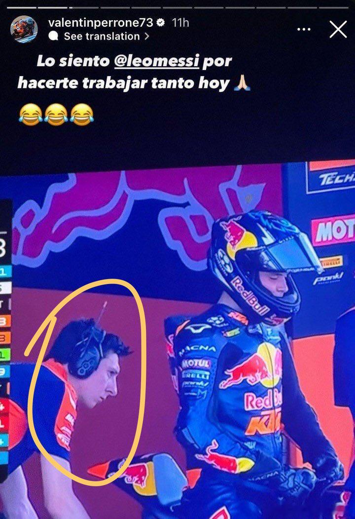 是你吗？Leo？效力于红牛的阿根廷Moto3车手瓦伦丁·佩罗内（Valentín