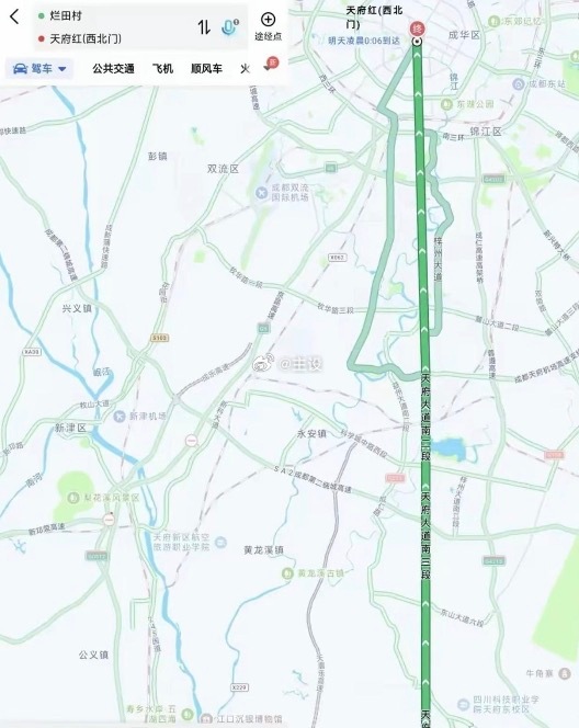 国内应该找不到第二条比它还直的路了吧 