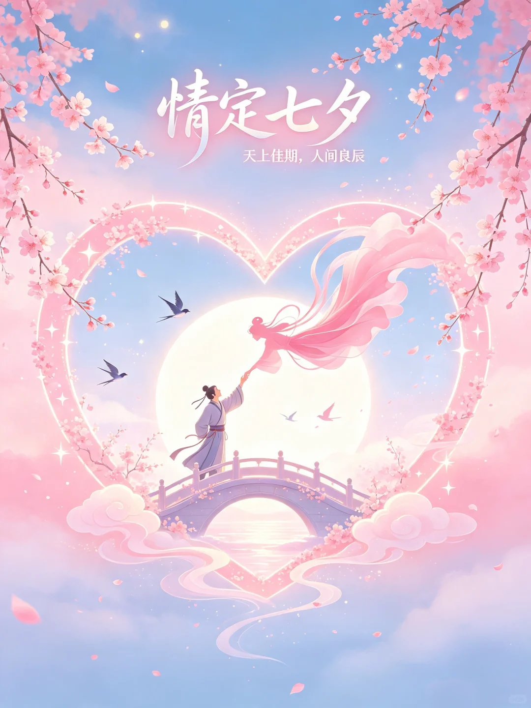 2026七夕情人节祝福图片壁纸拿图吱一声噢～ 七夕七夕节七夕快乐