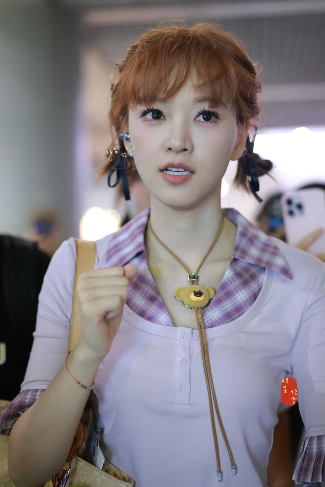 今天是紫系少女黄灿灿，灿了又灿