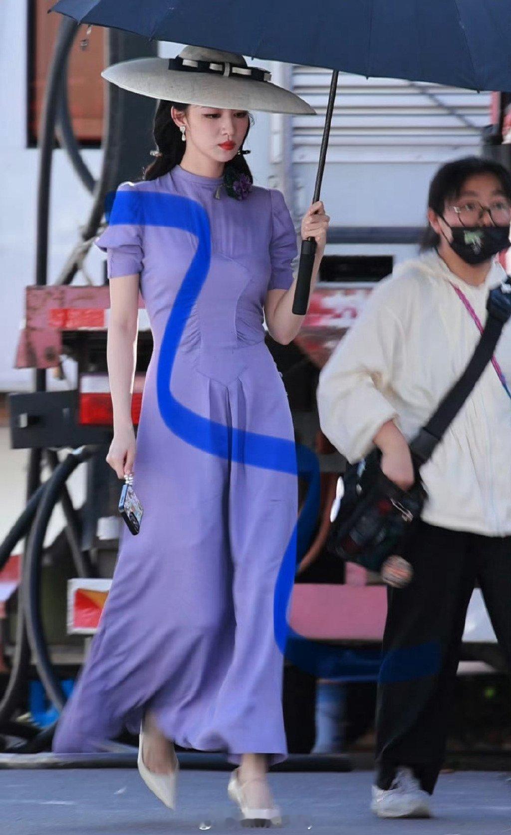 王楚然这一秒过火紫衣路透 ​​​