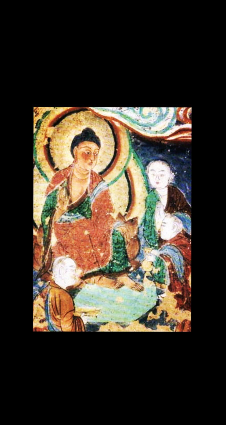 莫高窟壁画之时代审美。每个时代都有其审美标准及特性，莫高窟北凉时期的艺...