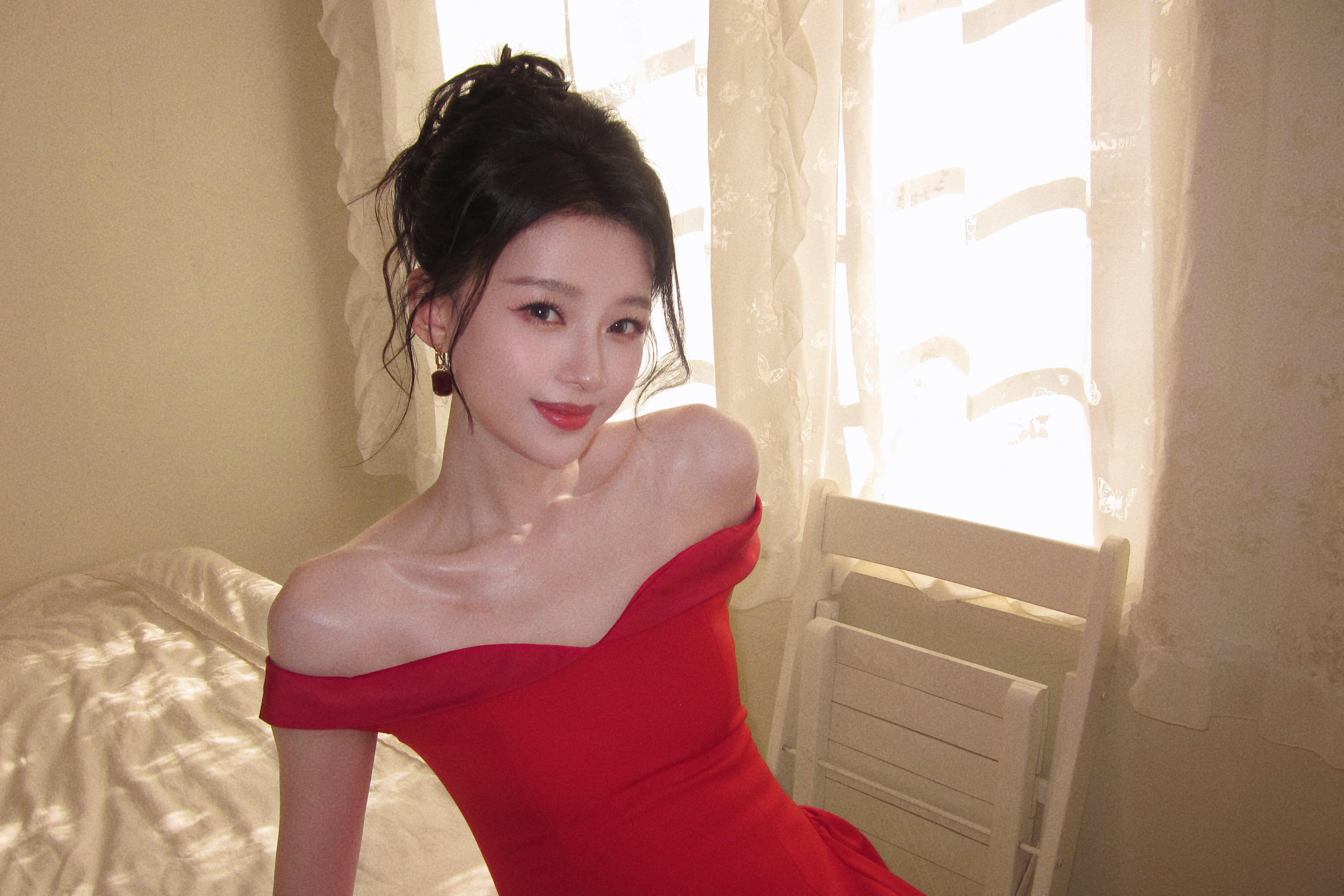 孙怡红裙ccd 孙怡红裙造型太美了吧，港风美人！孙怡红裙港风
