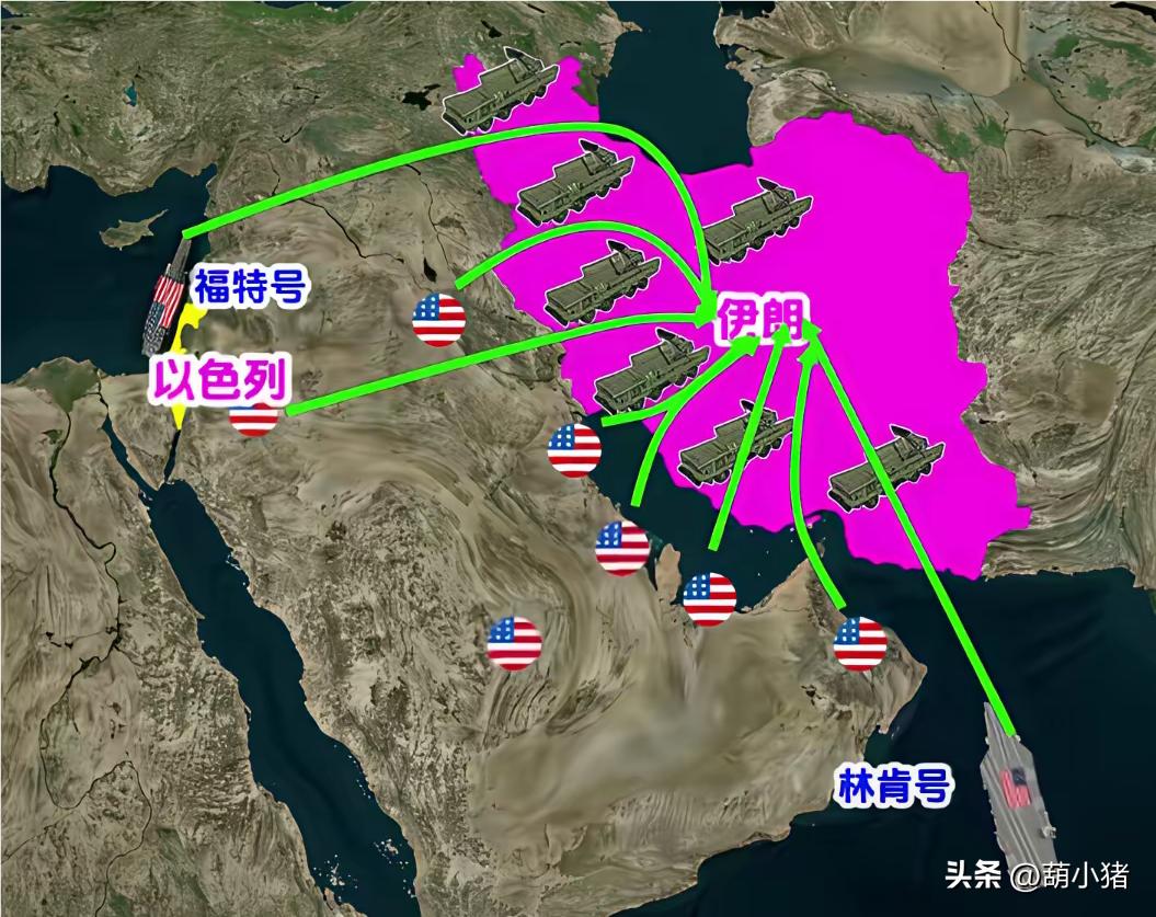 伊朗已经正式发起反击，从目前的行动来看，火力主要集中在美国在中东的各类军事基地，