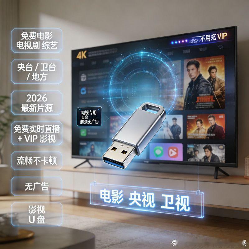 网盘禁止传播海外影视资源汐汐上很多3、5元的影视直播u盘，装在电视盒子上可以看各