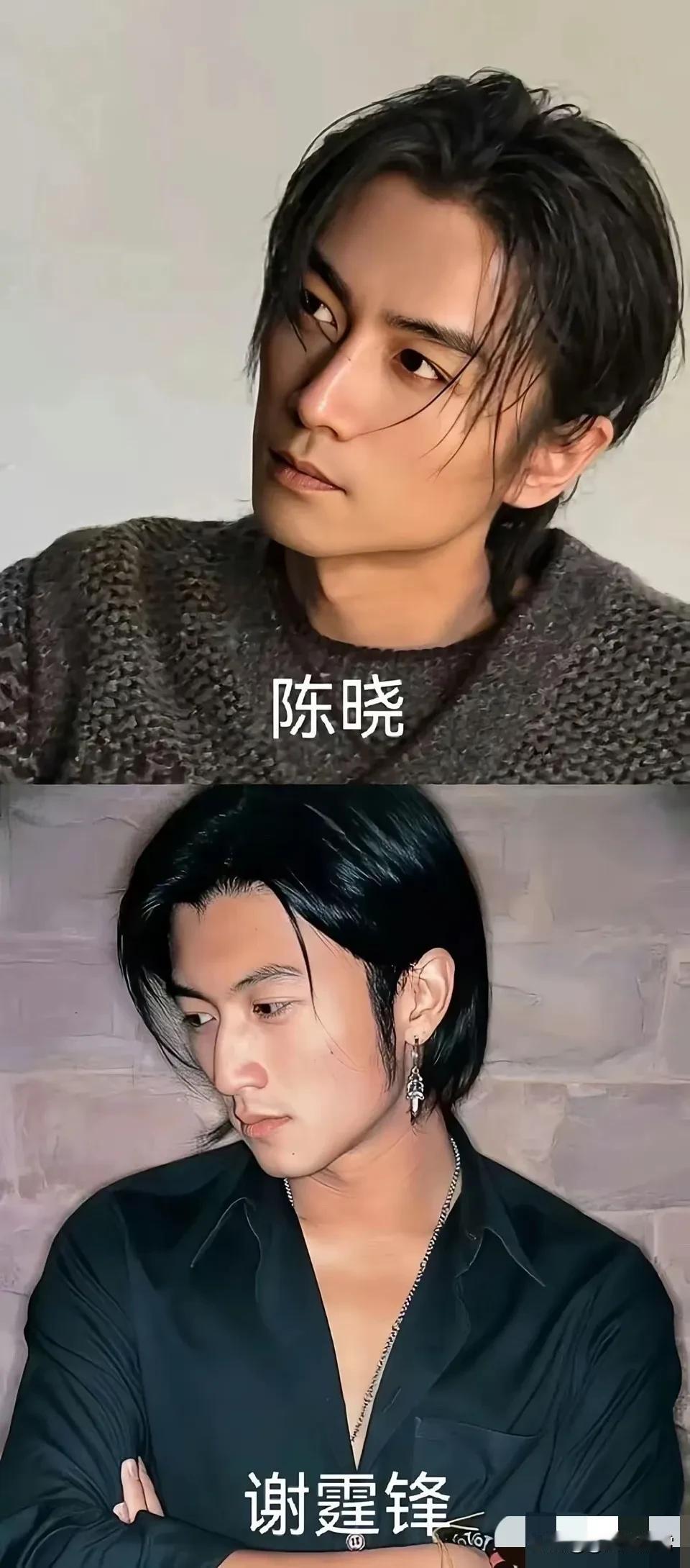 才发现，陈晓和谢霆锋挺像的，看下图，相似度90％。

像是像，但是如果非得比出来
