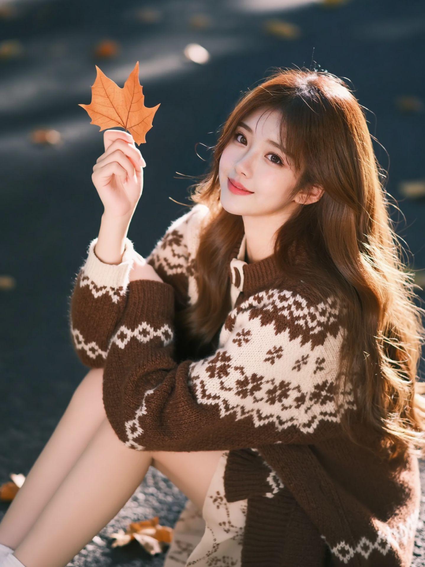 AI秋日氛围感写真  原来ai写真可以这么美  谁拍谁好看 美出高级感