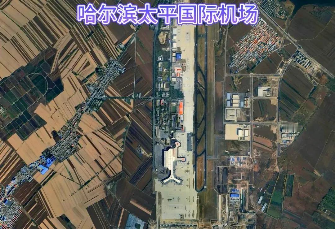 东北四大机场卫星图