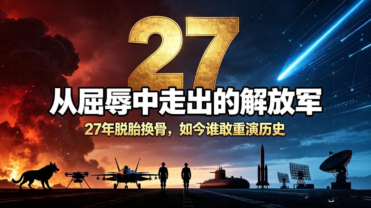 从屈辱中走出的解放军！
1999年被炸使馆到2026年无人机器狼打头阵
27年脱