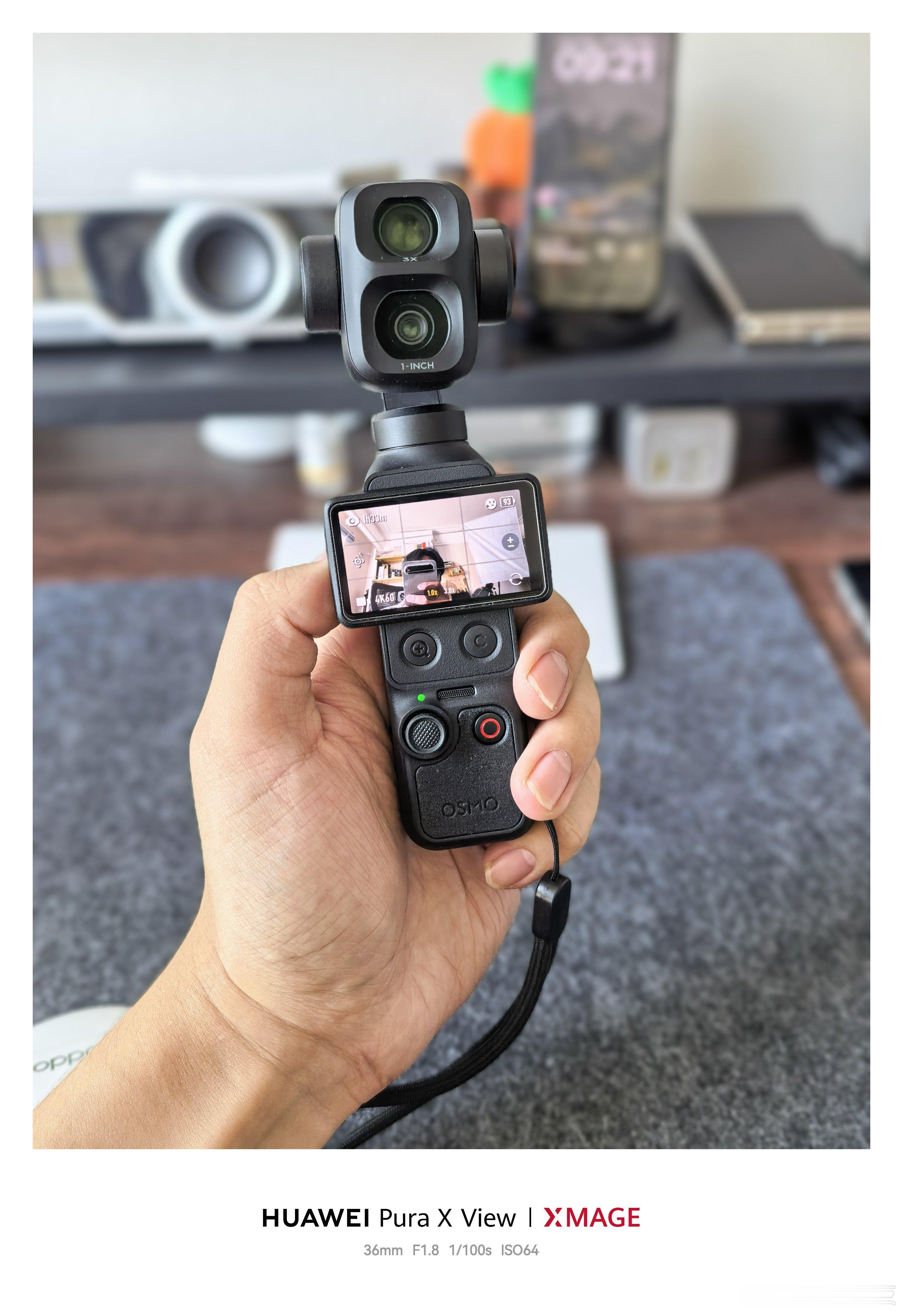 租了个大疆Pocket4P，感觉比当初用3好用多了，而且长焦画质相当不错，想买[