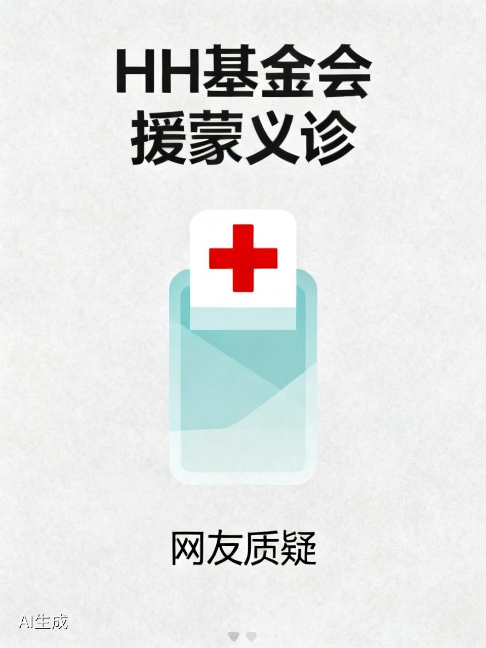 看到了平台推送的有关HH基金会声势浩大的援蒙义诊慈善活动的报道、介绍。不管主文内