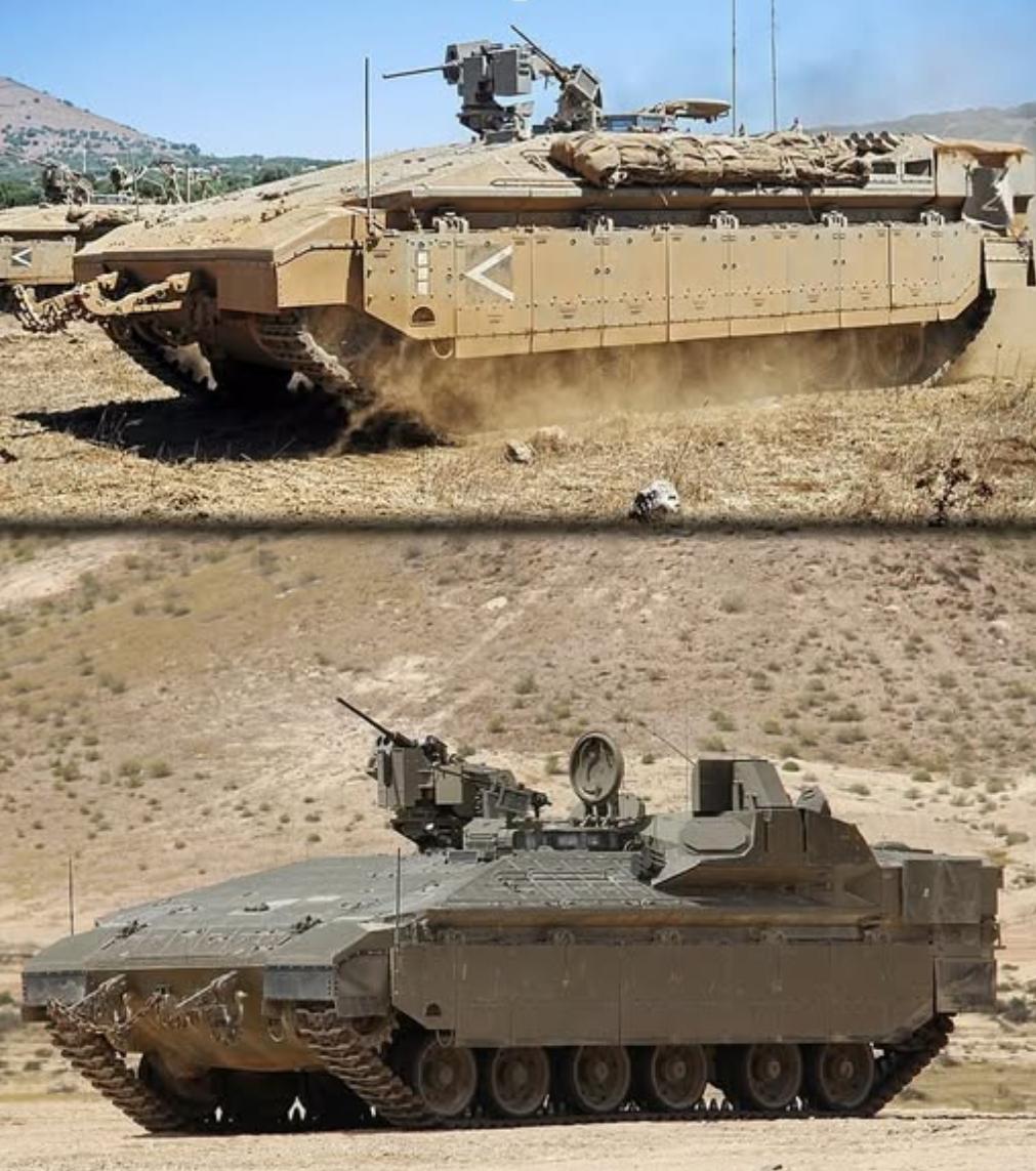 “纳默”步兵战车基于梅卡瓦Mk.4底盘打造，为步兵提供与主战坦克同等的防护水平。